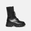 Bota alta "Combat" negra