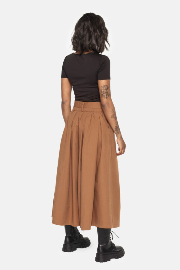 Falda pantalón marrón - Imagen 2