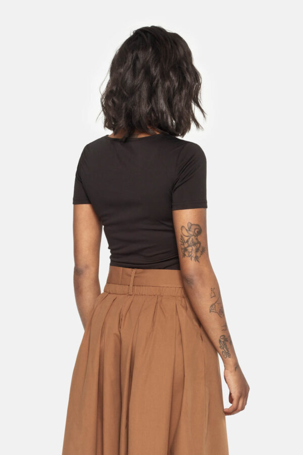 Falda pantalón marrón - Imagen 3