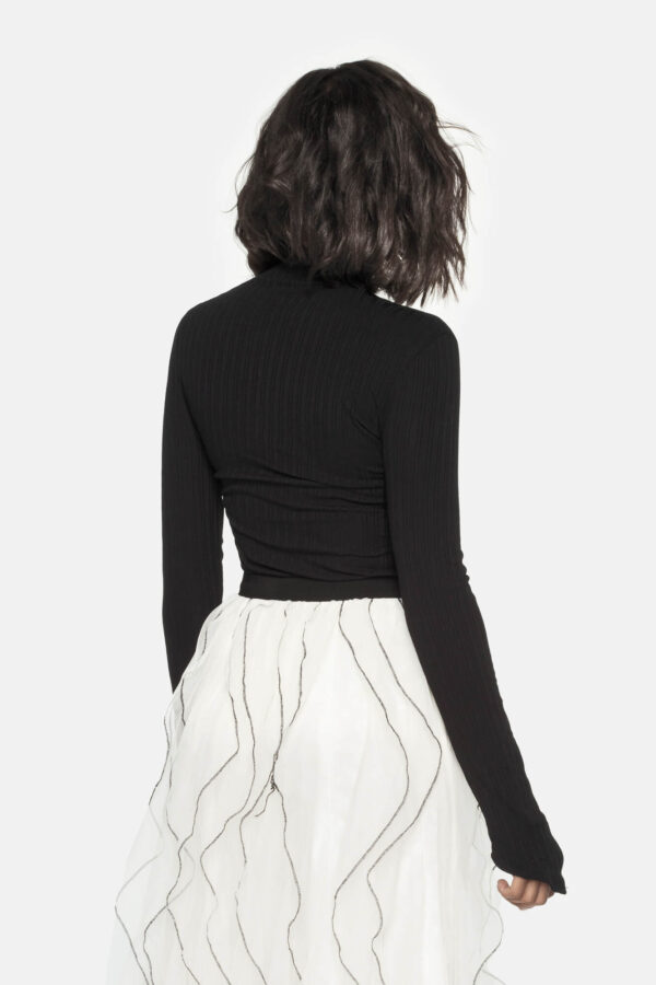 Falda volantes blanca - Imagen 4